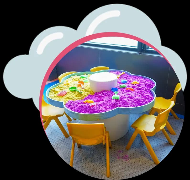 Soft Play Zone area with slides and ball pit