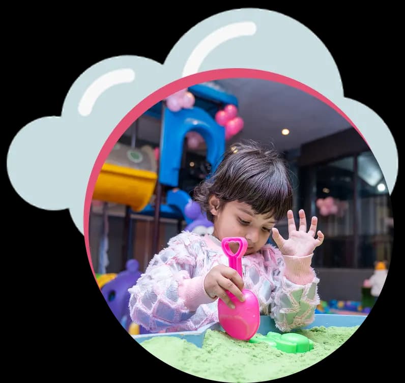 Soft Play Zone area with slides and ball pit